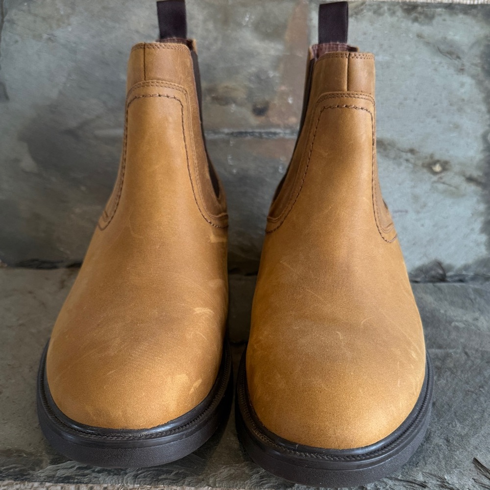 Warfield and Grand Men's Tan Chelsea Boots